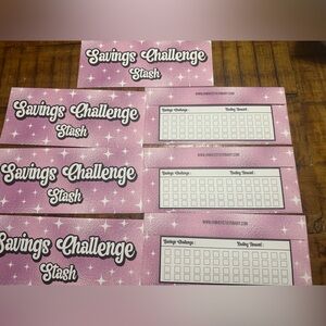 cash savings challenge stash envelopes  by iamherstationary